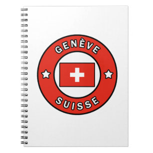 Genève Suisse Notizblock