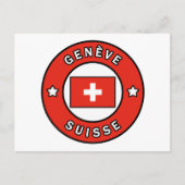 Genève Suisse Postkarte (Vorderseite)