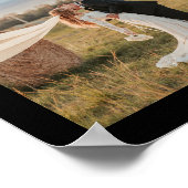 Genevieve Black Foto Moderne Hochzeit Poster (Ecke)