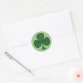 Genevieve Kleeblatt Name Sticker / Siegel (Umschlag)