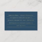 Genevieve Marie Visitenkarten Visitenkarte (Rückseite)