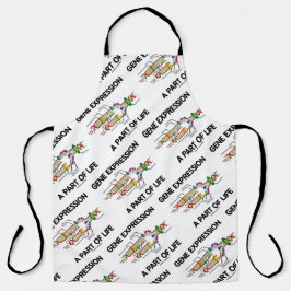 Genexpression als Teil des Genetik-Spaßes des Lebe Schürze