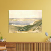 Genezareth, See von Galiläa oder Genezareth, Blick Leinwanddruck (Insitu (Wohnzimmer))