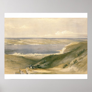 Genezareth, See von Galiläa oder Genezareth, Blick Poster