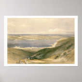 Genezareth, See von Galiläa oder Genezareth, Blick Poster (Vorne)