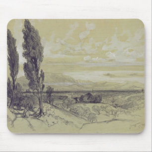 Genezzano, am 17. Mai 1838 (Graphit auf Papier) Mousepad
