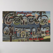 Genf am See, Ohio - Große Briefmarkenszenen Poster (Vorne)