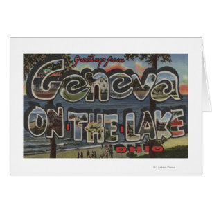 Genf-auf-d-See, Ohio - große Buchstabe-Szenen