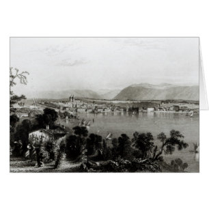 Genf aus Coligny, graviert von Robert Wallis