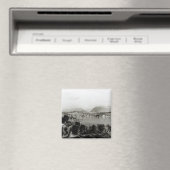 Genf aus Coligny, graviert von Robert Wallis Magnet (In Situ (Geschirrspüler))