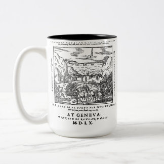 Genf-Bibel-Rotes Meer 1560 Zweifarbige Tasse