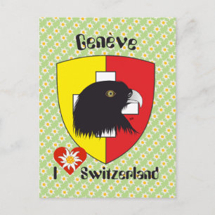 Genf - Genève Schweiz Postkarte