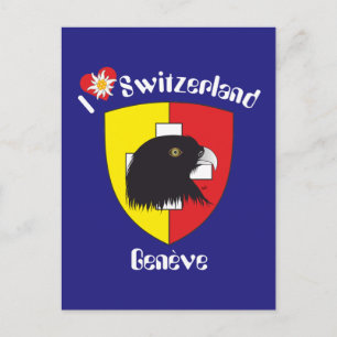 Genf - Genève Schweiz Postkarte