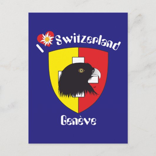 Genf - Genève Schweiz Postkarte (Vorderseite)