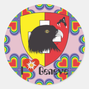 Genf / Genève Schweiz Suisse Svizzera Aufkleber