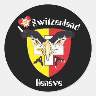 Genf / Genève Schweiz Suisse Svizzera Aufkleber