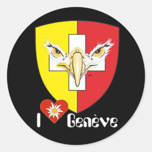 Genf / Genève Schweiz Suisse Svizzera Aufkleber