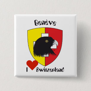 Genf / Genève Schweiz Suisse Svizzera Buttons