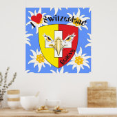 Genf / Genève Schweiz Suisse Svizzera Poster (Küche)