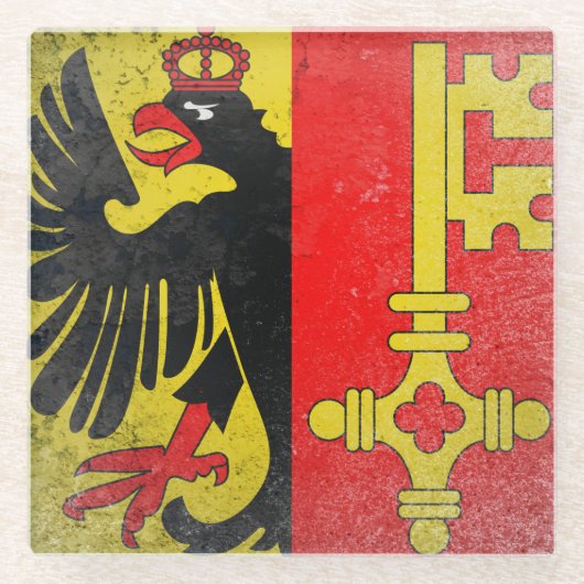 Genf Glasuntersetzer (Vorderseite)