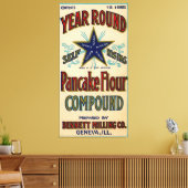 Genf Illinois Bennett Milling Company Fox River Leinwanddruck (Insitu (Wohnzimmer))