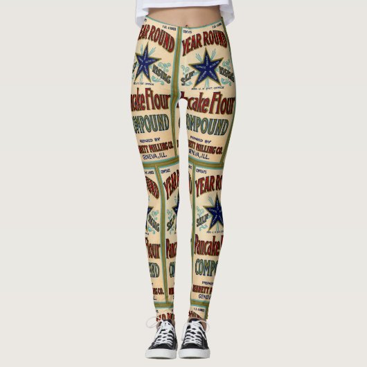 Genf Illinois Bennett Milling Company Pancake Leggings (Vorderseite)