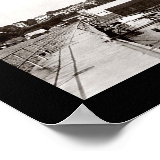 Genf NY Waterfront Foto 1909 Poster (Ecke)