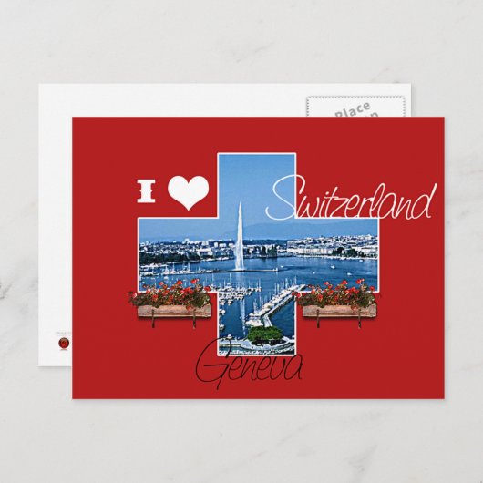 Genf - Postkarte (Vorne/Hinten)