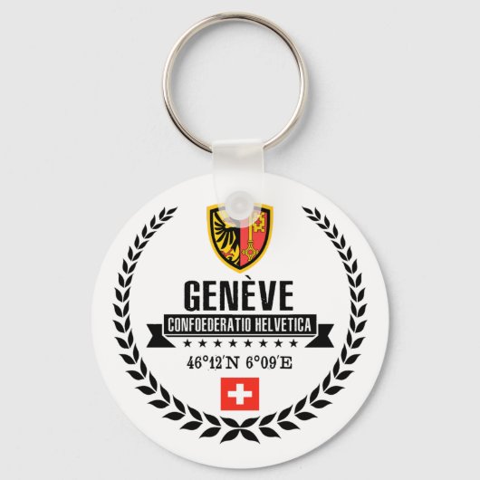Genf Schlüsselanhänger (Vorderseite)