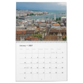 Genf, Schweiz 2027 Kalender (Jan 2027)