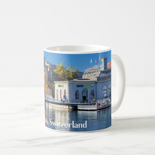 Genf, Schweiz Kaffeetasse (VorderseiteRechts)