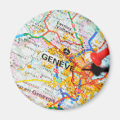 Genf, Schweiz Magnet (Vorne)