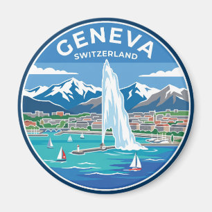 Genf Schweiz Magnet