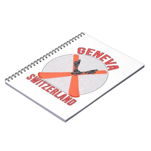 Genf, Schweiz Notizblock (Linke Seite)