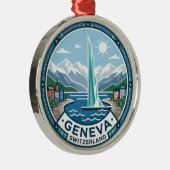 Genf Schweiz Ornament Aus Metall (Rechts)