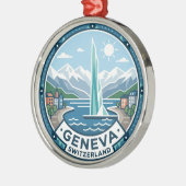 Genf Schweiz Ornament Aus Metall (Links)