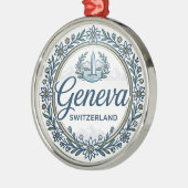 Genf Schweiz Ornament Aus Metall (Links)