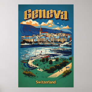 Genf Schweiz Poster