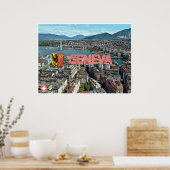 Genf - Schweiz Poster (Küche)