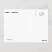 Genf - Schweiz Postkarte (Rückseite)