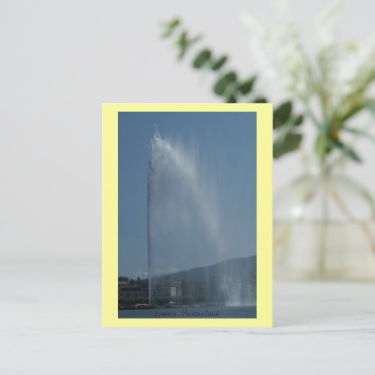 Genf, Schweiz Postkarte (Stehend Vorderseite)