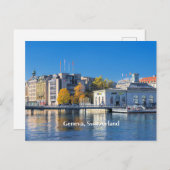 Genf, Schweiz Postkarte (Vorne/Hinten)