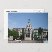 Genf, Schweiz Postkarte (Vorne/Hinten)
