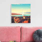 Genf Schweiz Reisen Leinwanddruck (Insitu (Wohnzimmer))