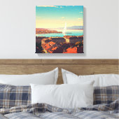 Genf Schweiz Reisen Leinwanddruck (Insitu (Schlafzimmer))