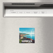 Genf Schweiz Reisen Magnet (In Situ (Geschirrspüler))