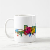 Genf Schweiz Skyline Kaffeetasse (Links)