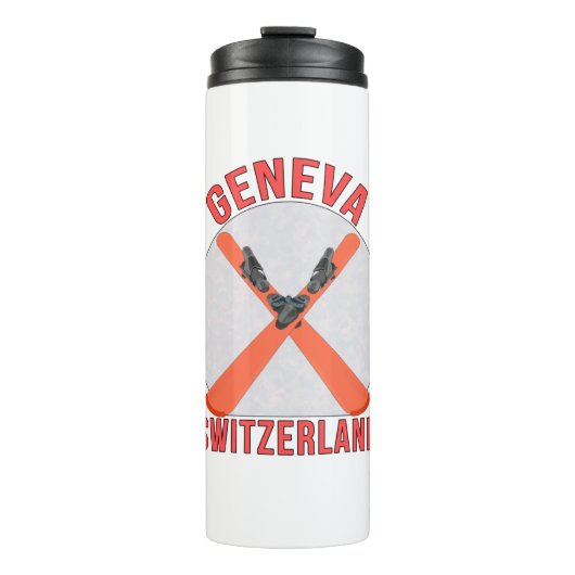 Genf, Schweiz Thermosbecher (Vorderseite)