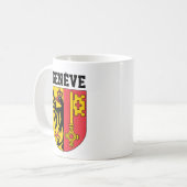Genf, Schweiz - Wappen Kaffeetasse (Vorderseite Links)