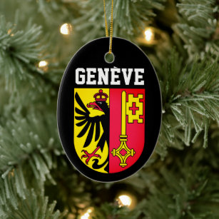 Genf, Schweiz - Wappen Keramik Ornament